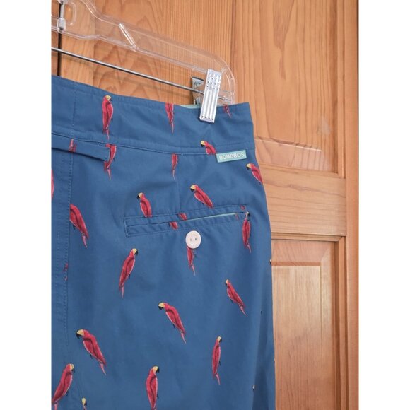 Bonobos‎ Swim Board Size 30 Shorts Toucan Parrots  9" Inseam - Picture 3 of 7